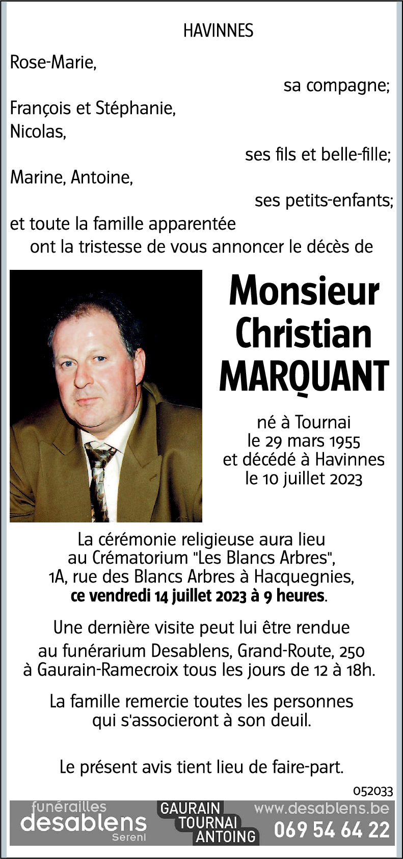 Christian MARQUANT