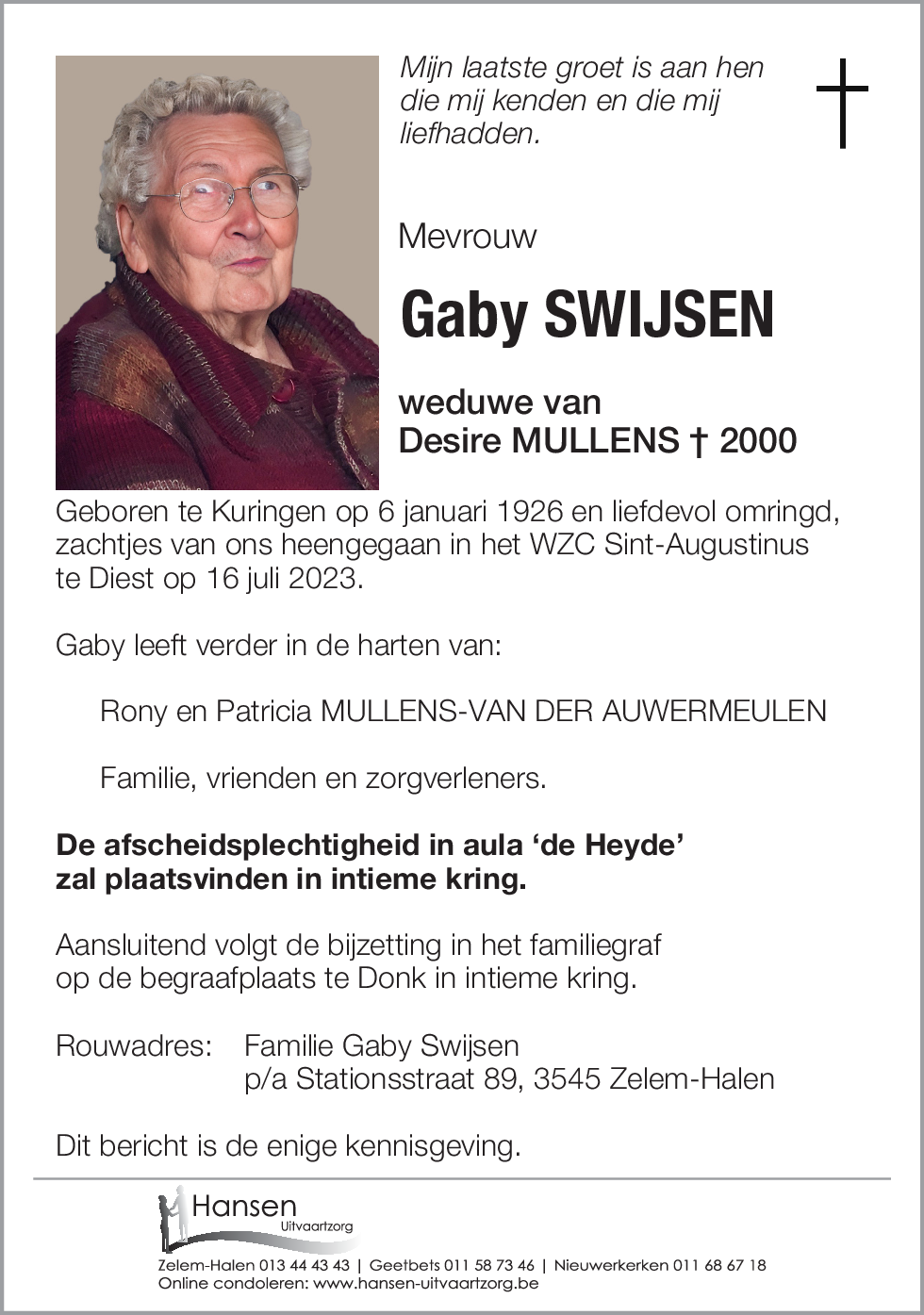 Gaby SWIJSEN