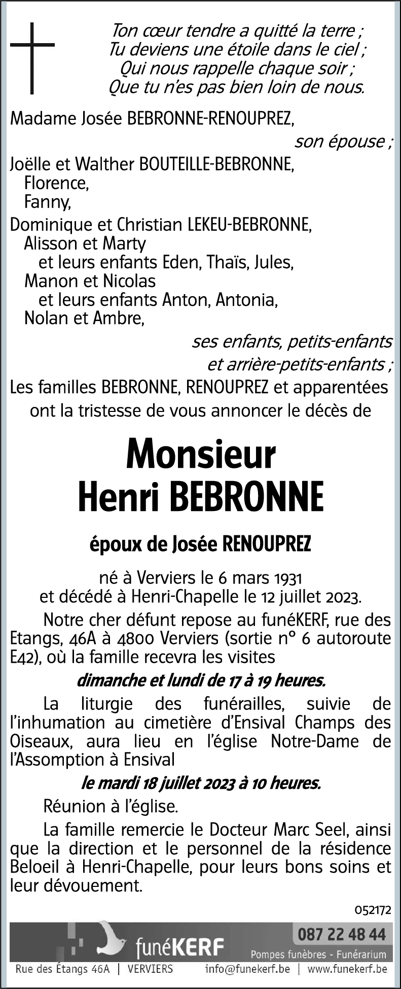 Henri BEBRONNE