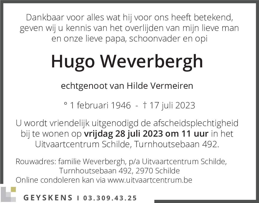 Hugo Weverbergh