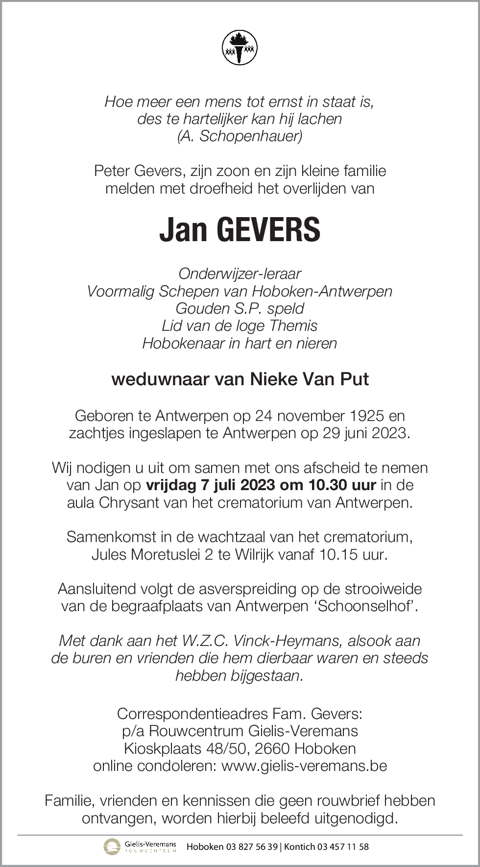 Jan Gevers