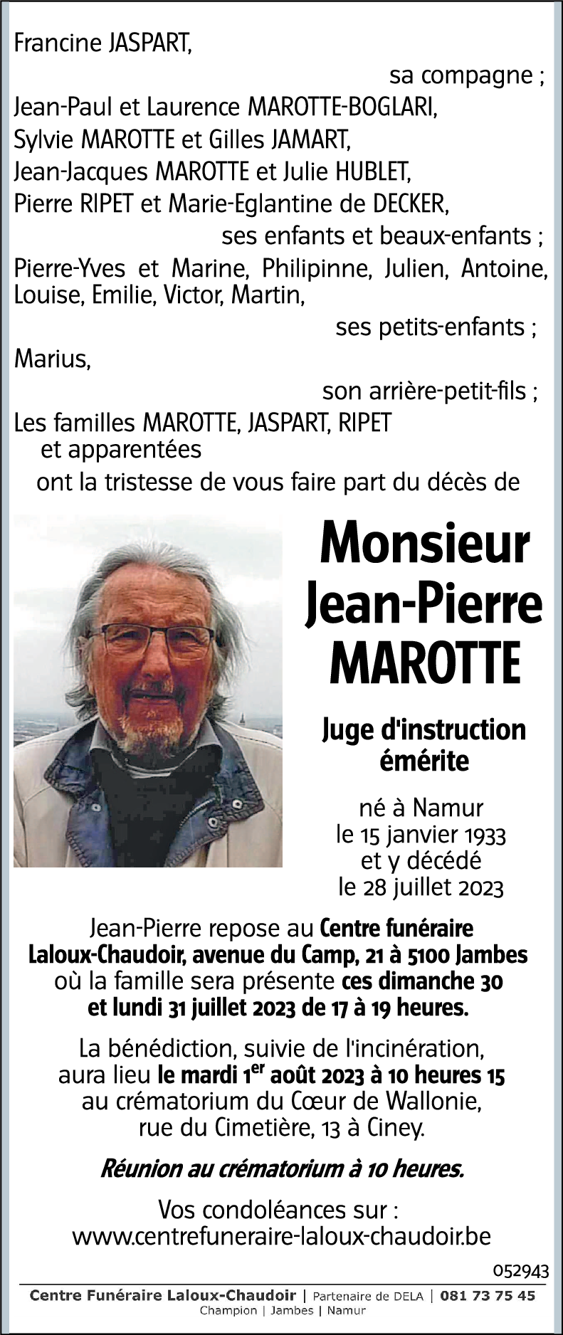 Jean-Pierre MAROTTE