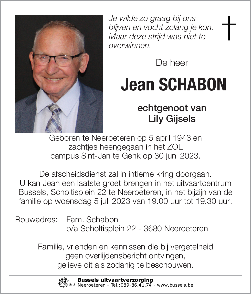Jean SCHABON