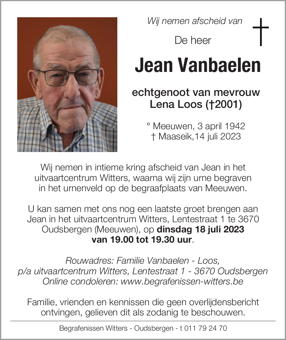 Jean Vanbaelen