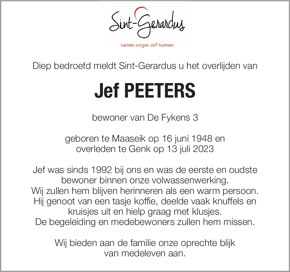 Jef Peeters