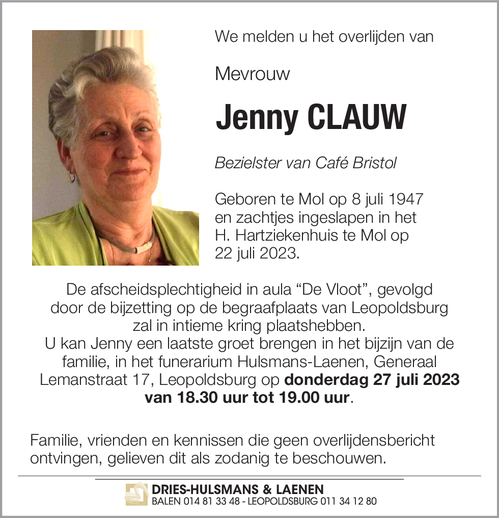 Jenny Clauw
