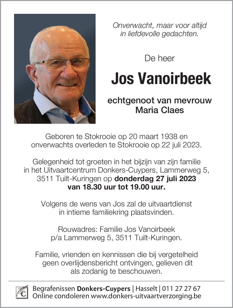 Jos Vanoirbeek