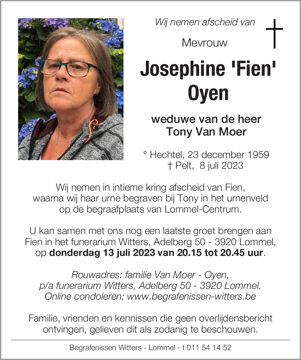 Josephine 'Fien' Oyen