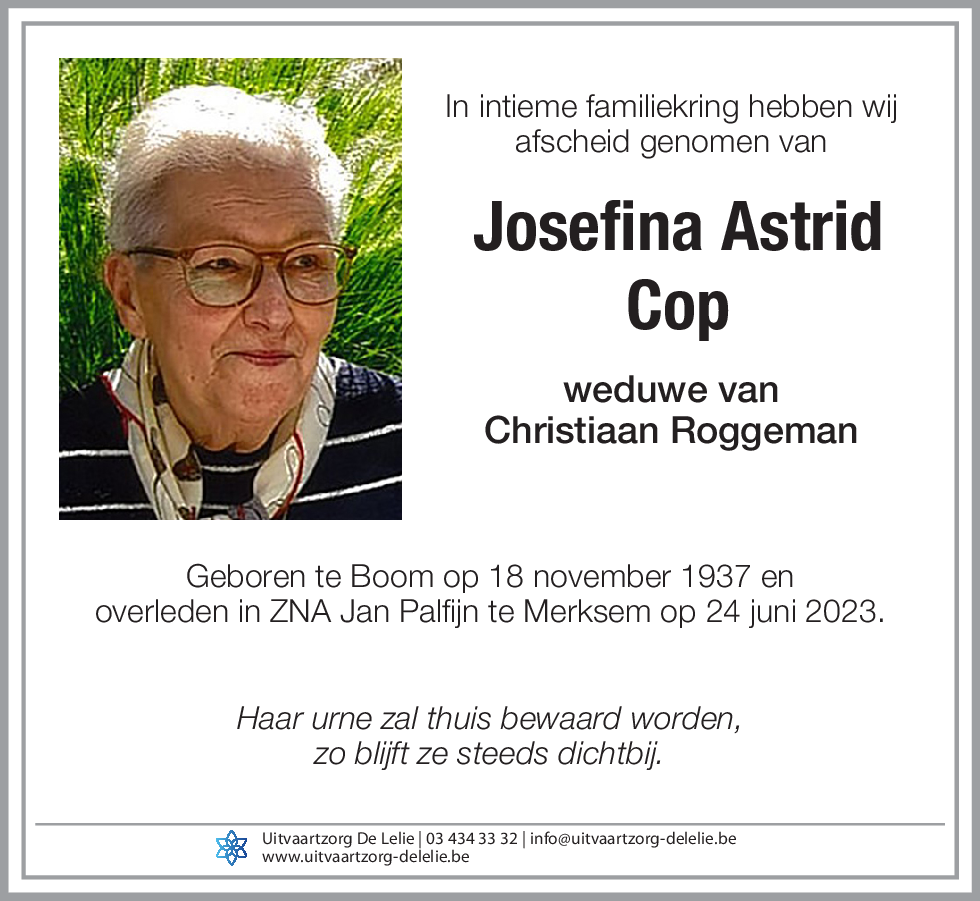 Jozefina Astrid Cop