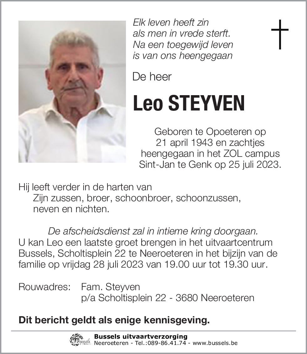 Leo STEYVEN