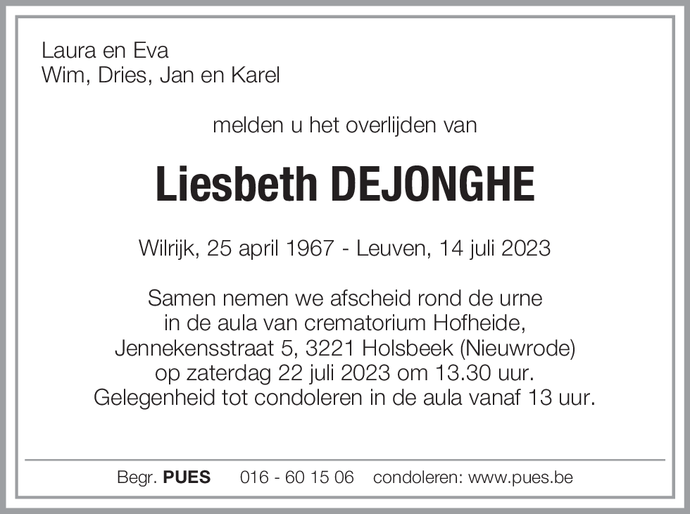 Liesbeth Dejonghe