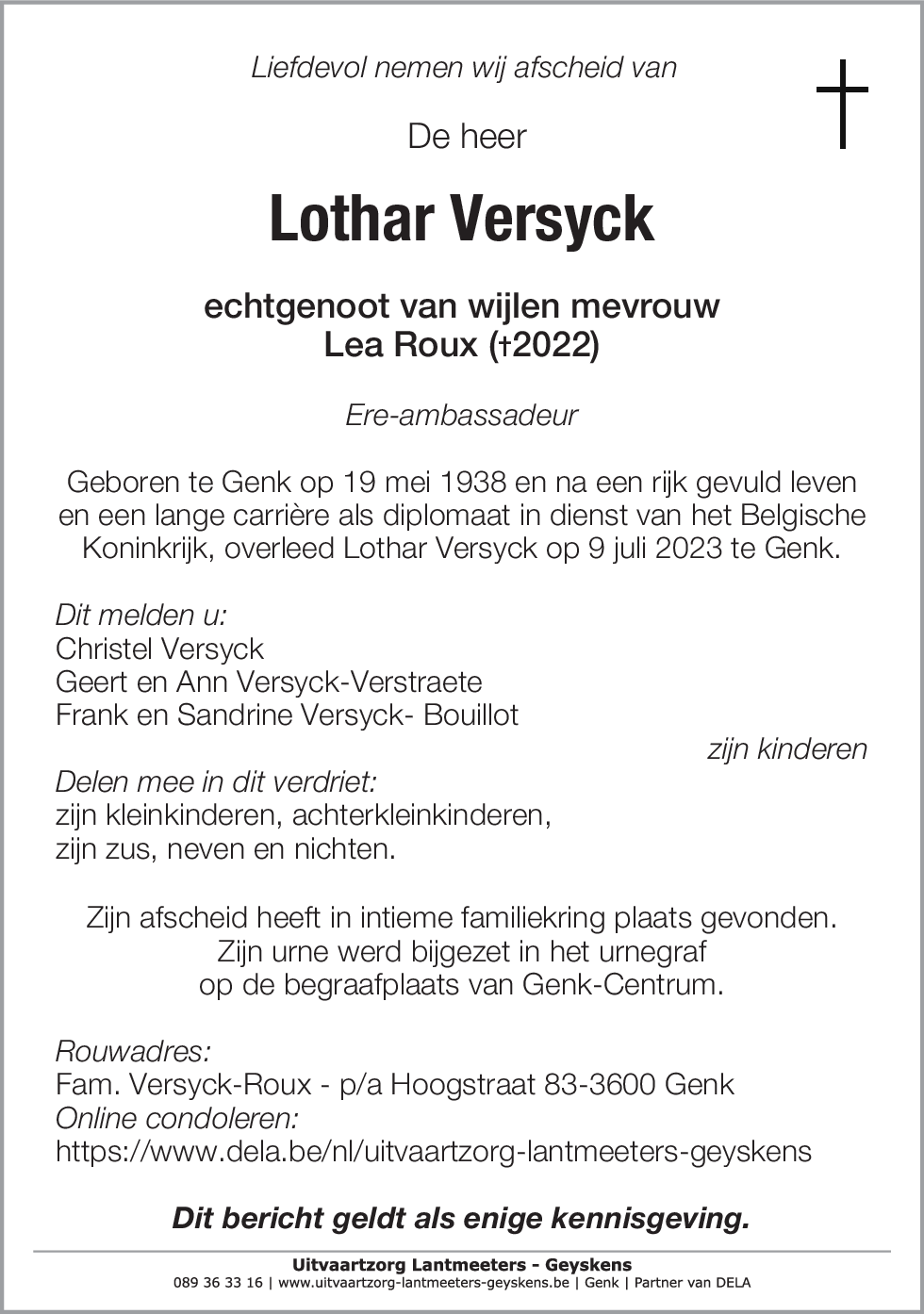 Lothar Versyck