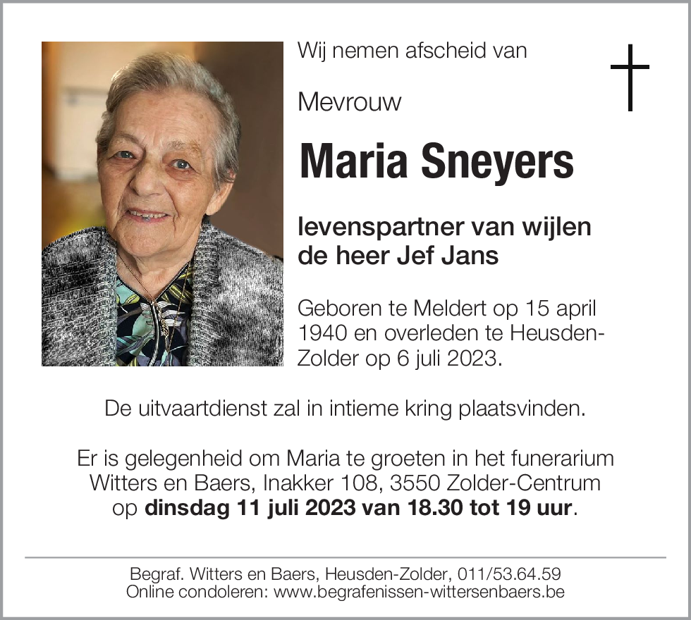 Maria Sneyers