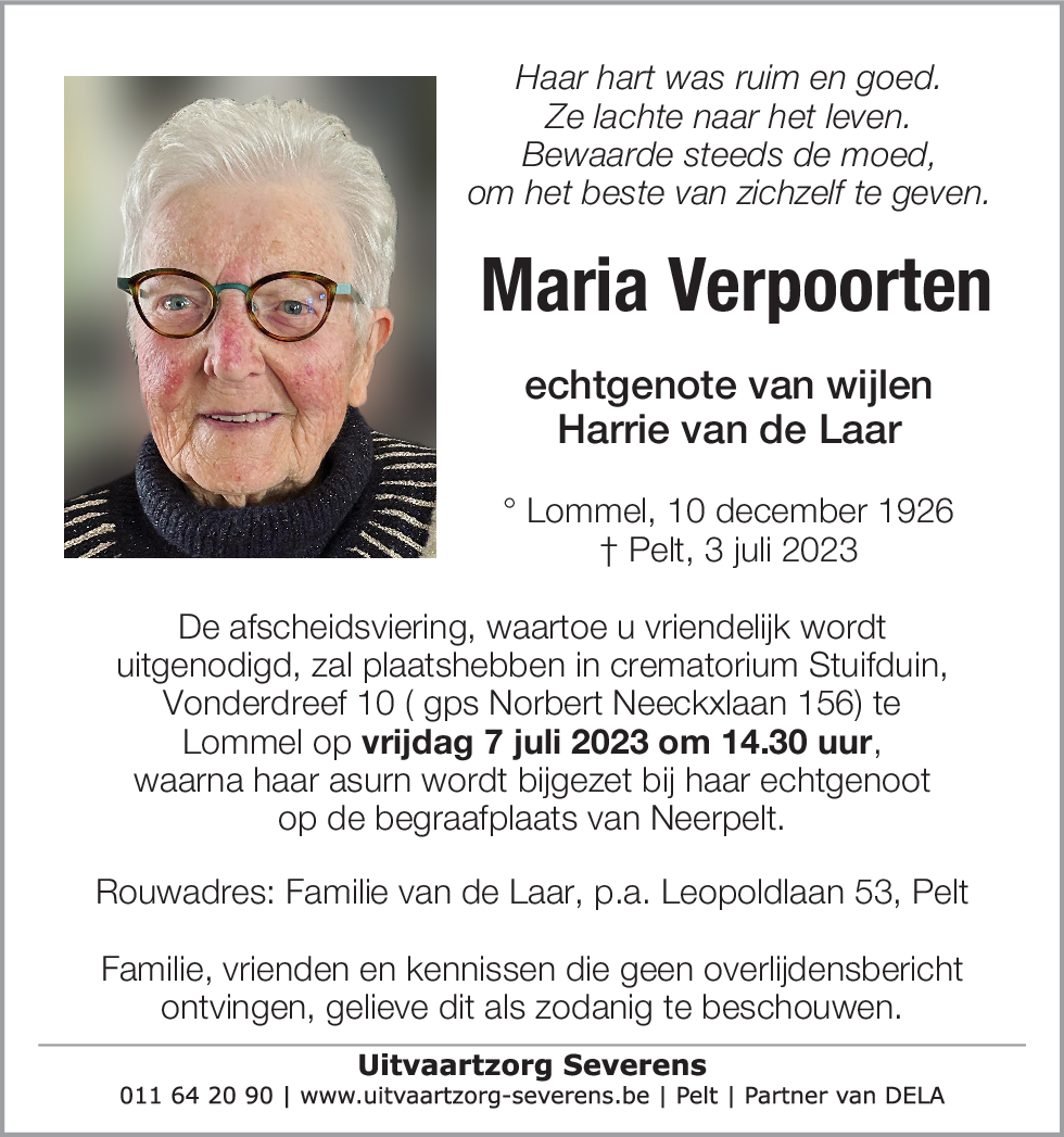 Maria Verpoorten