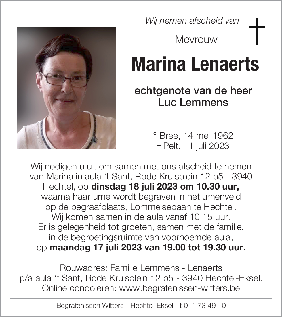 Marina Lenaerts