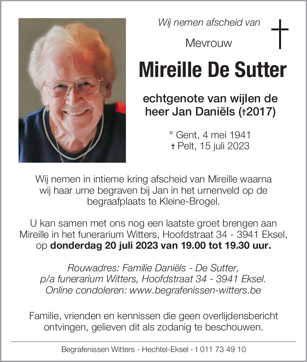 Mireille De Sutter