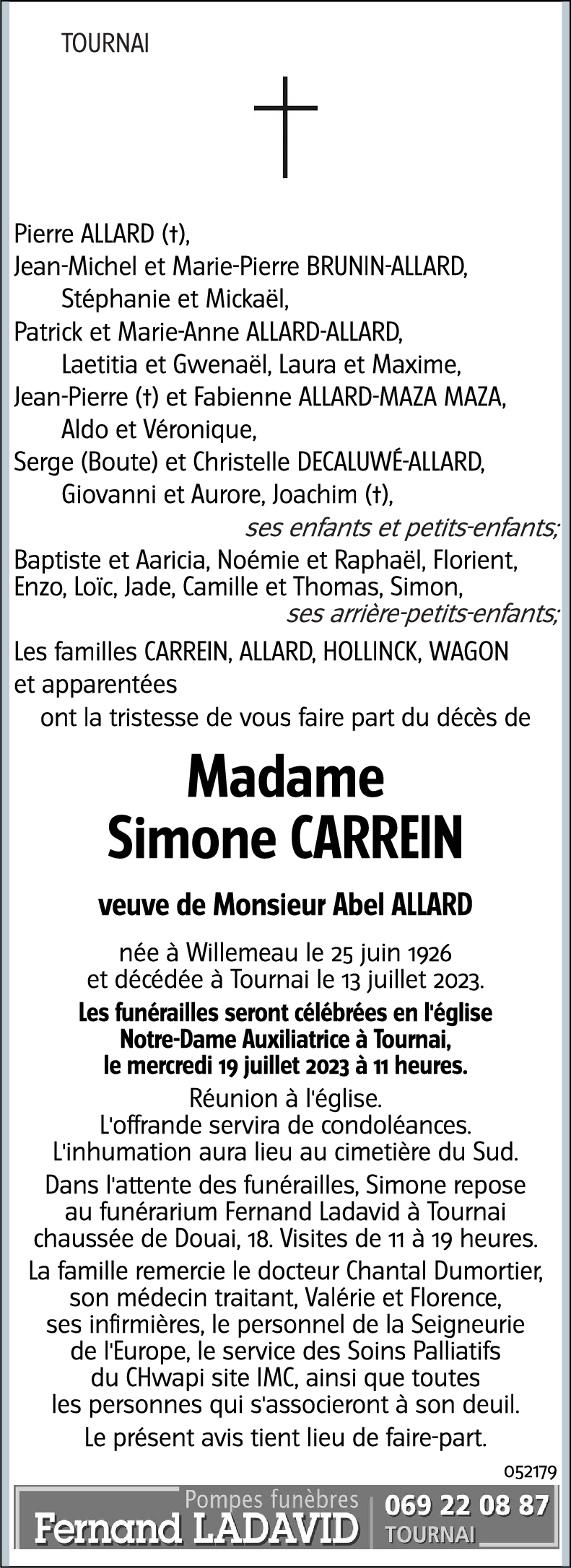 Simone CARREIN