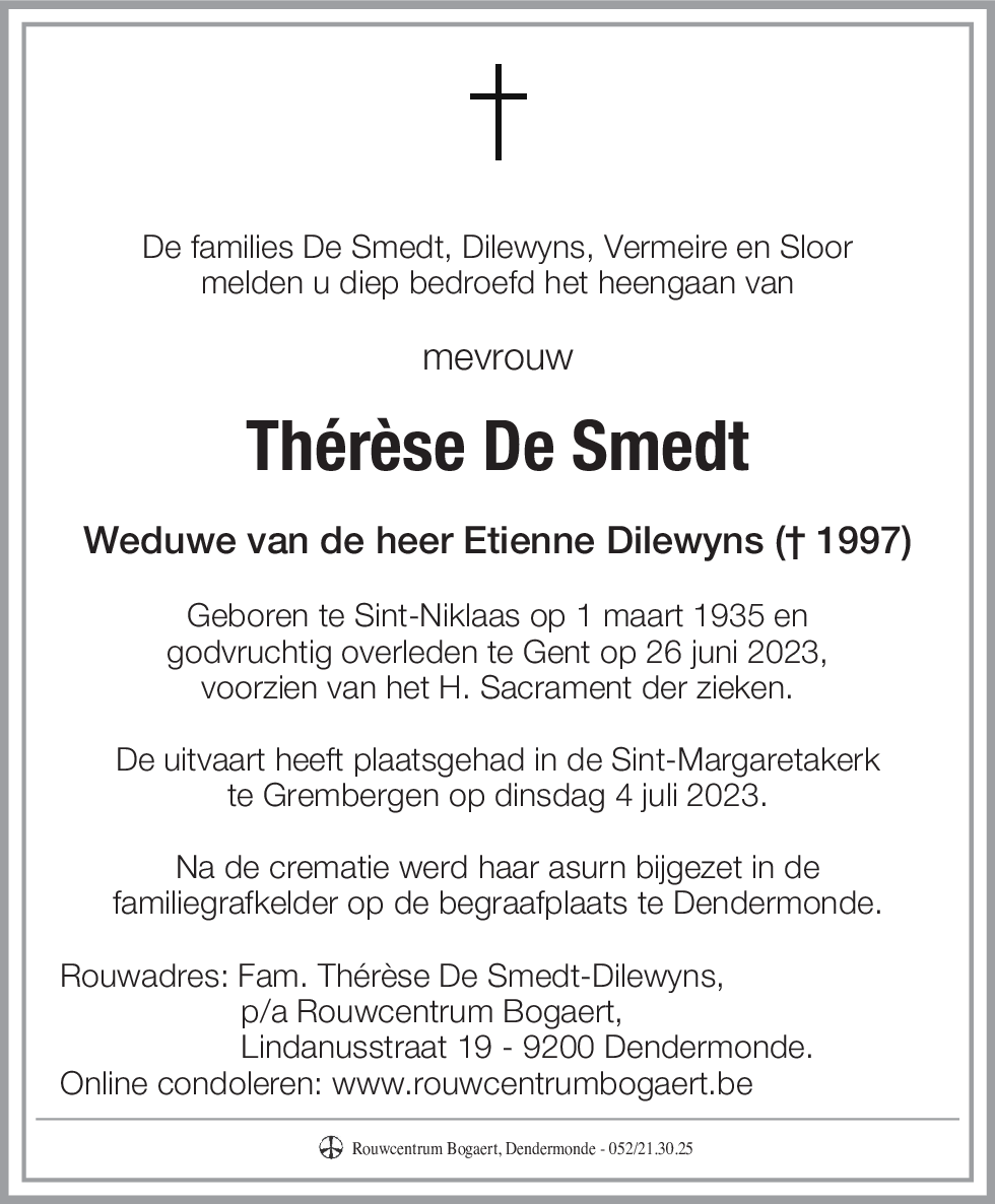 Thérèse De Smedt