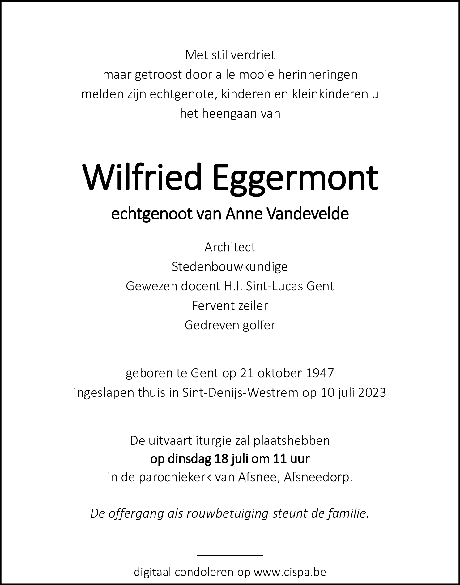 Wilfried Eggermont