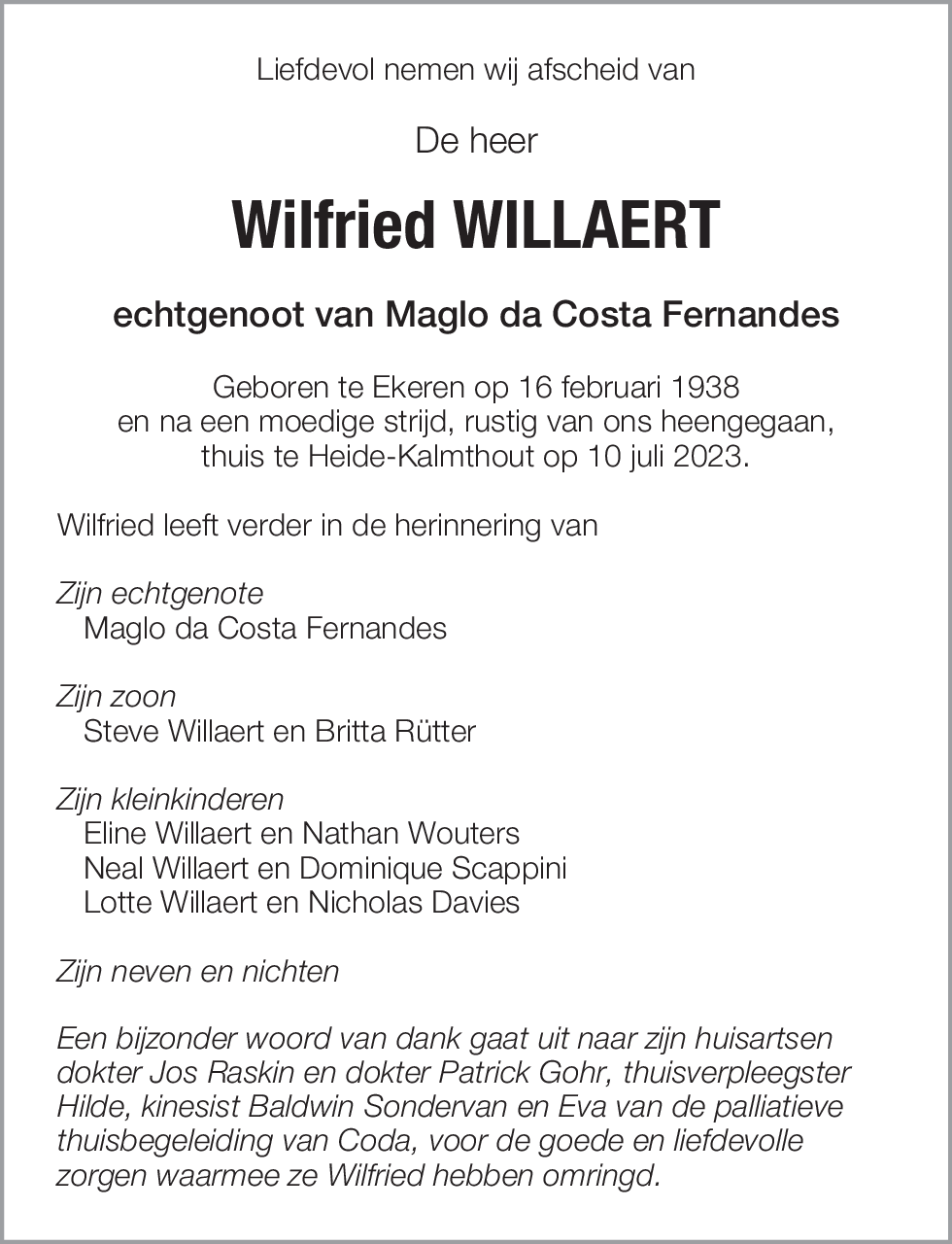 Wilfried Willaert