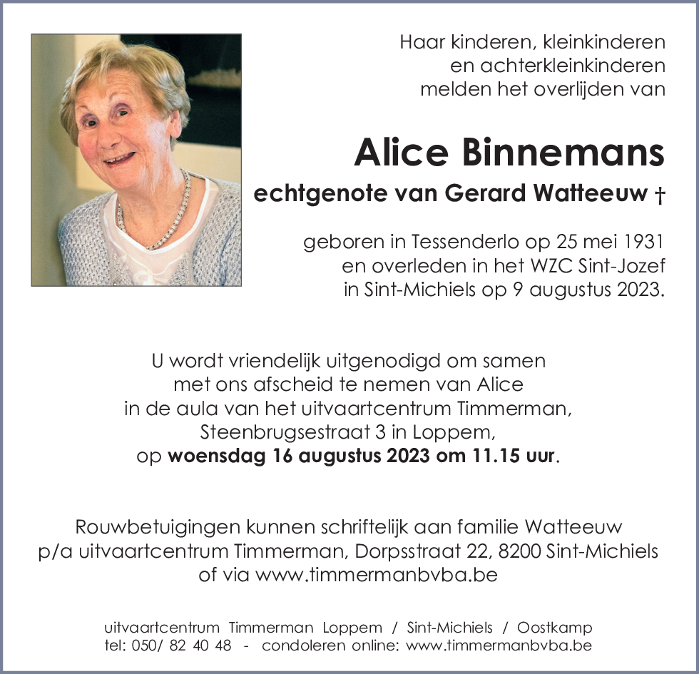 Alice Binnemans