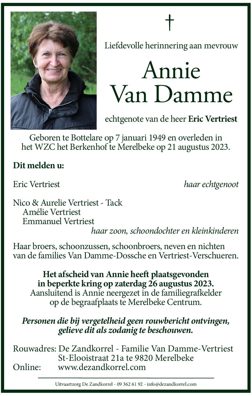 Annie Van Damme