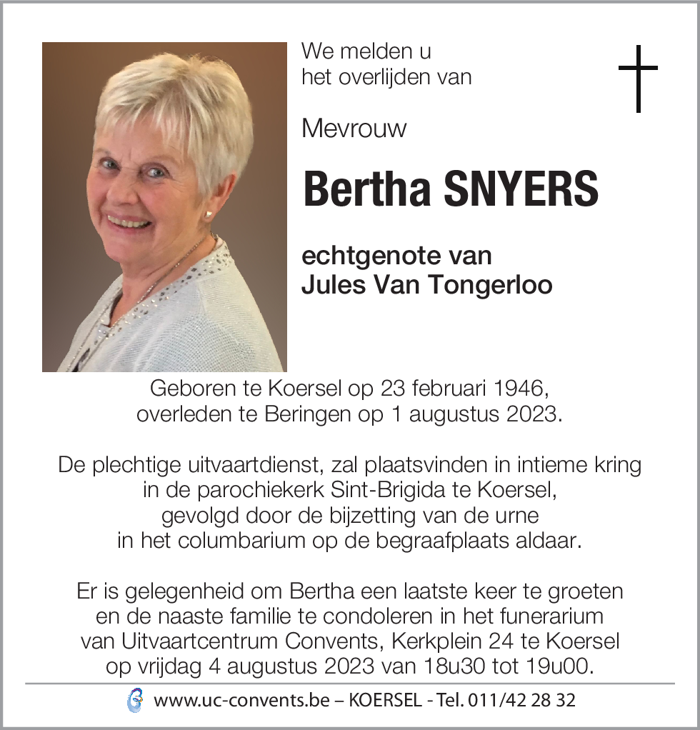 Bertha Snyers