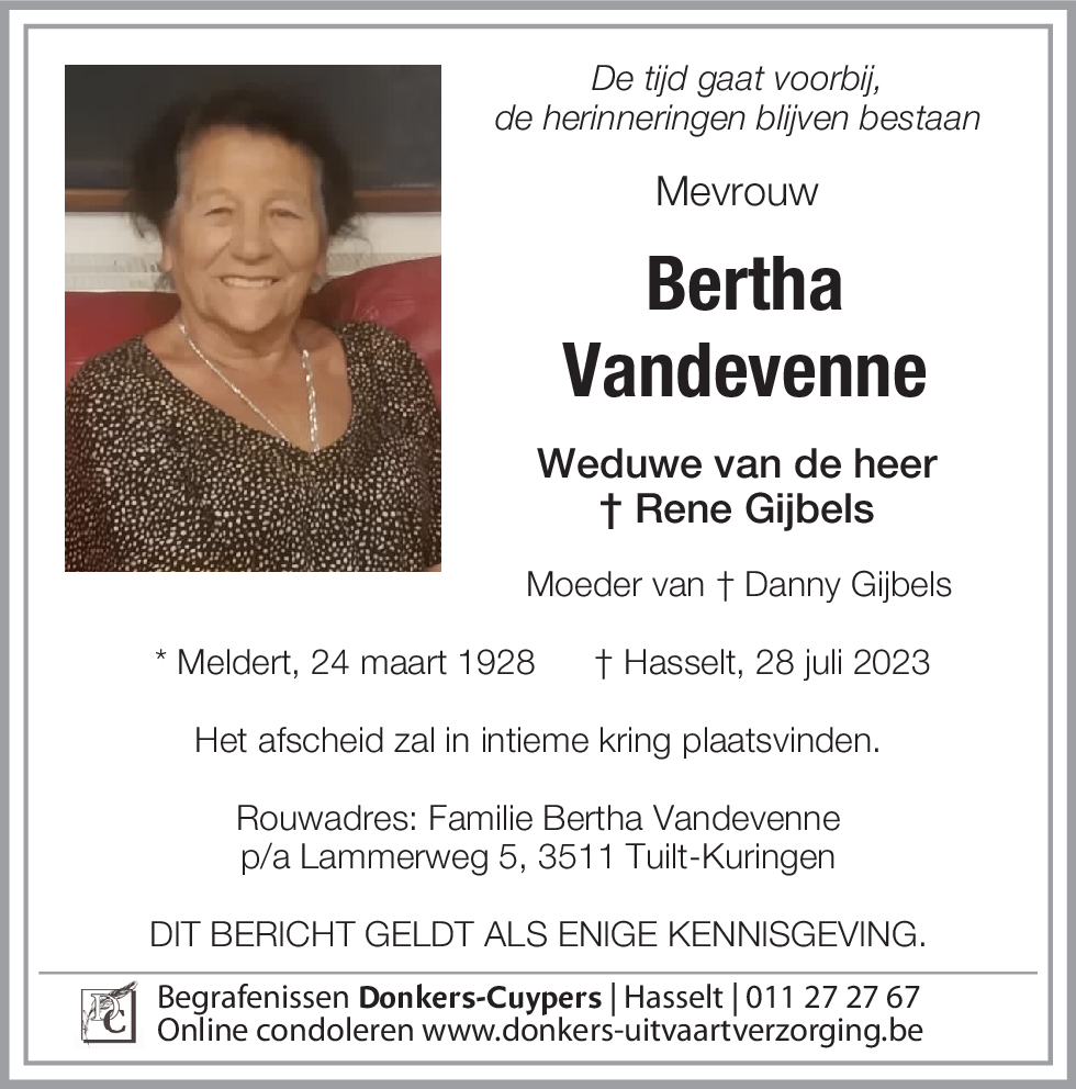 Bertha Vandevenne