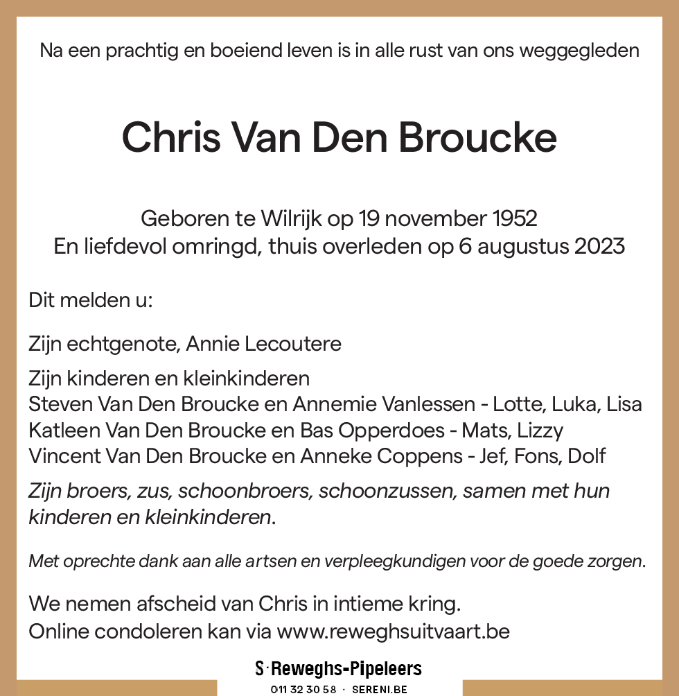 Christiaan Van Den Broucke