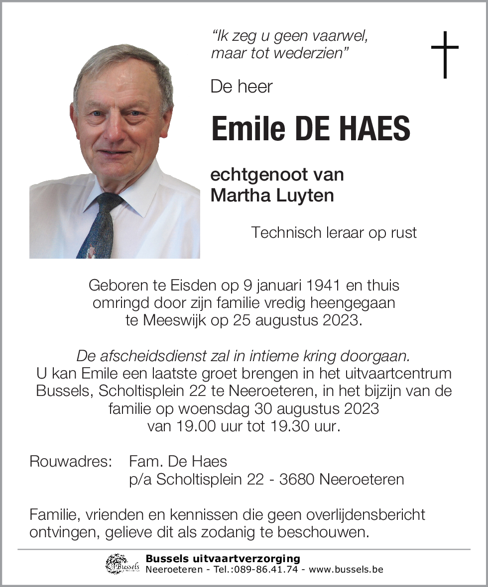 Emile DE HAES