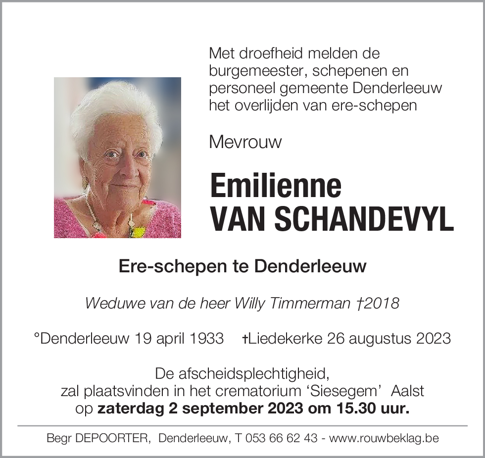 Emilienne Van Schandevyl