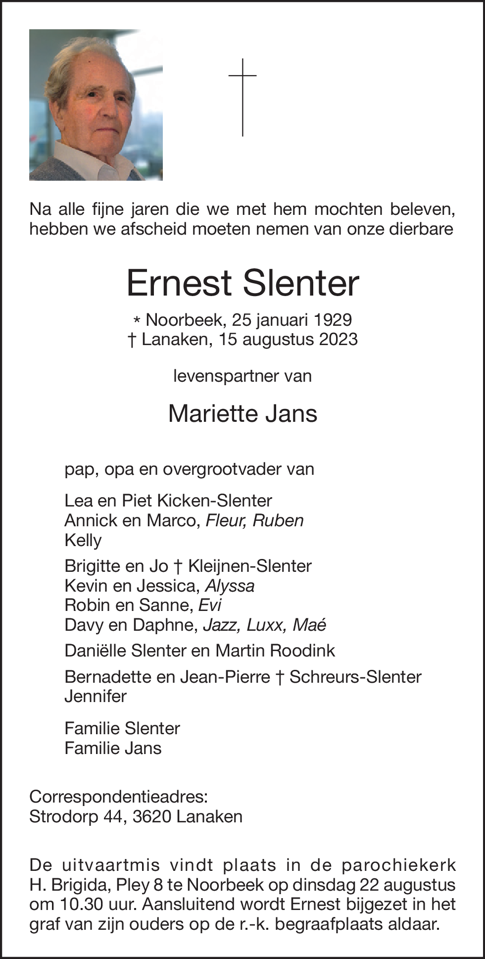 Ernest Slenter