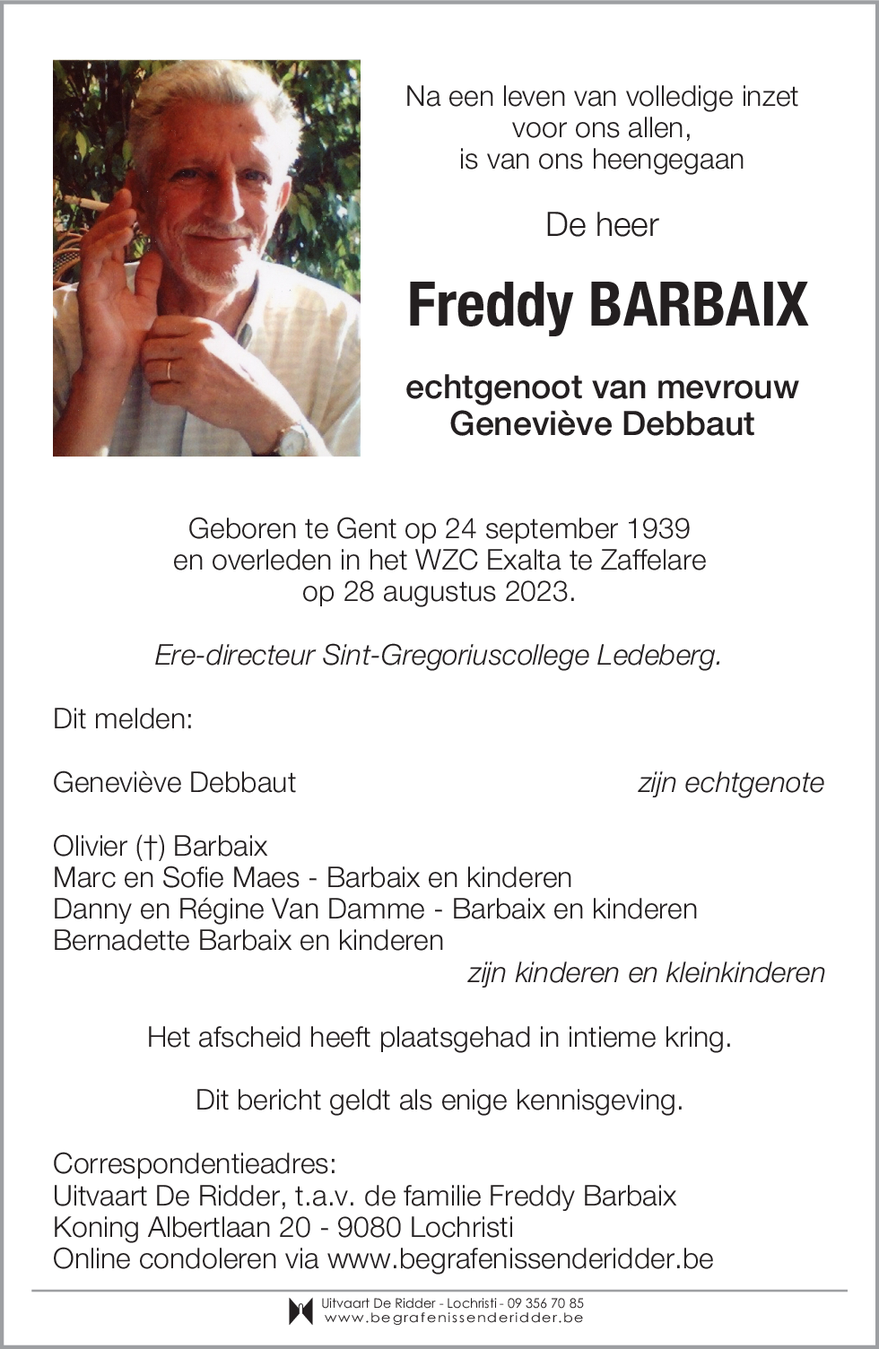 Freddy Barbaix