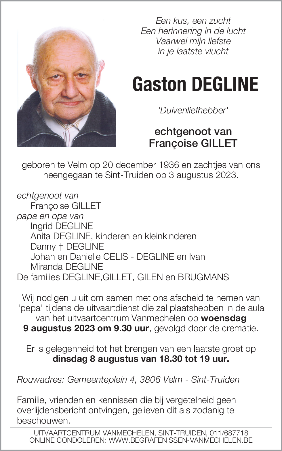 Gaston Degline