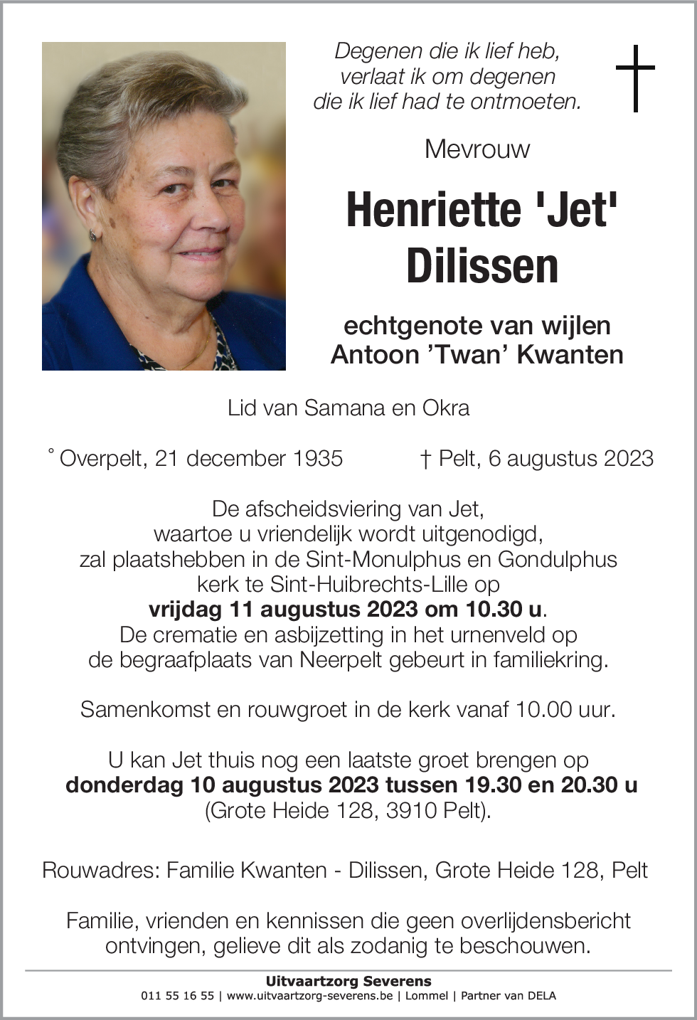 Henriette 'Jet' Dilissen