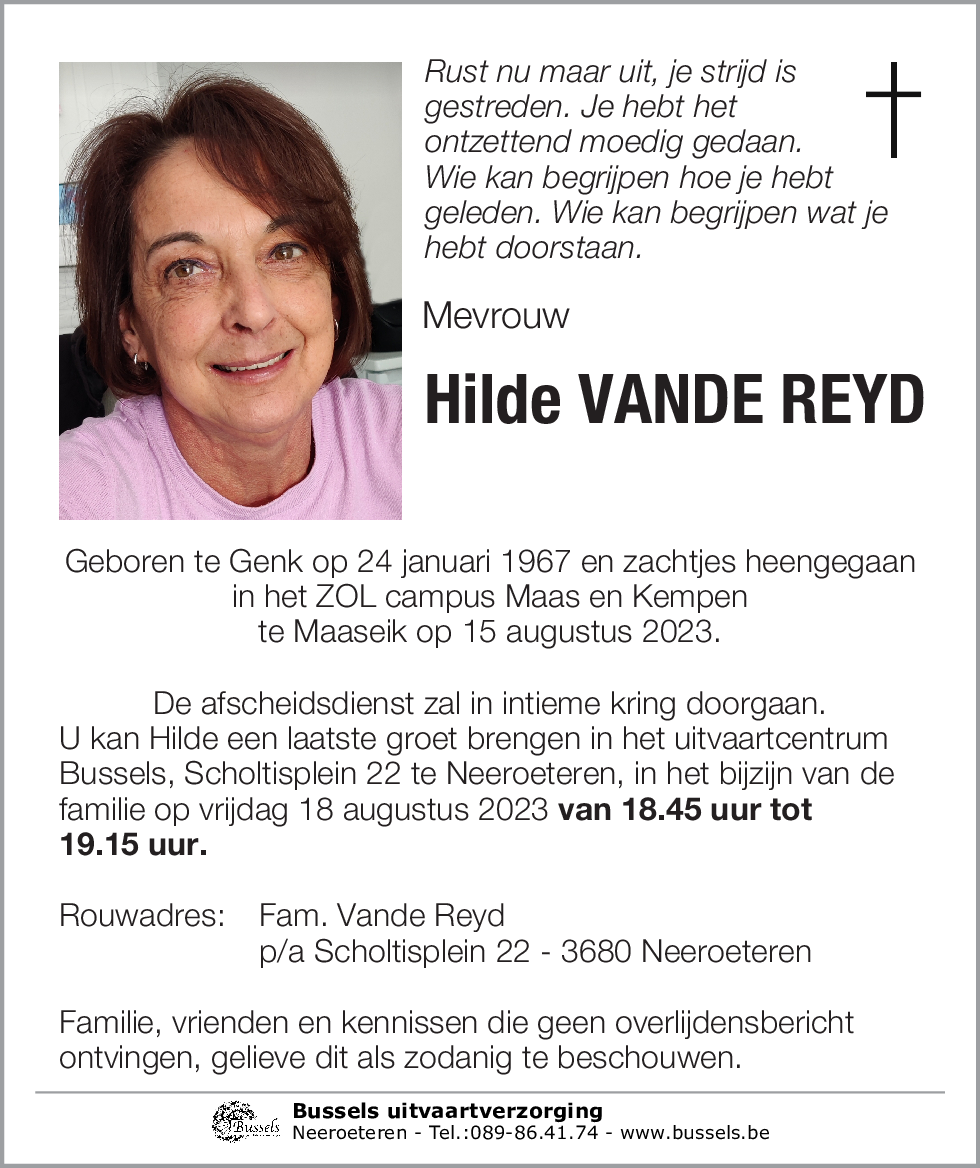 Hilde VANDE REYD