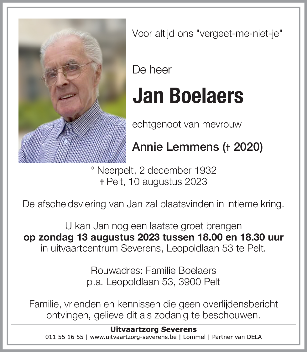 Jan Boelaers