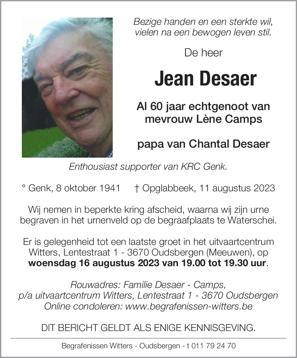 Jean Desaer