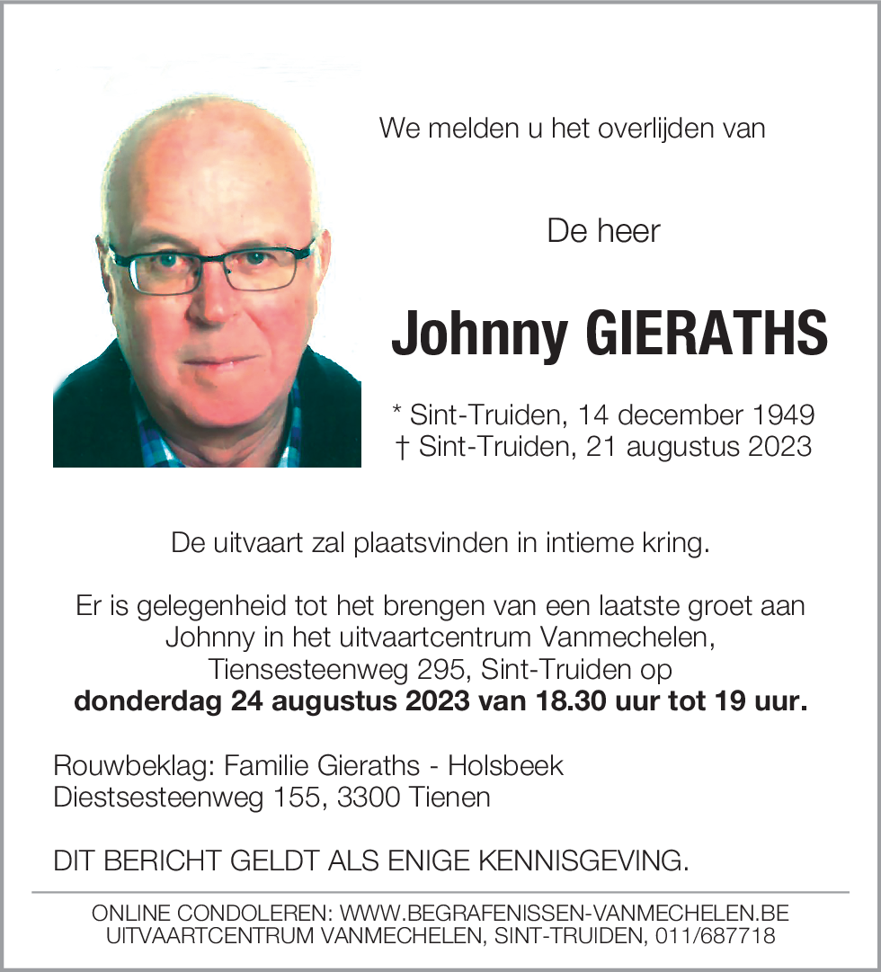 Johnny Gieraths