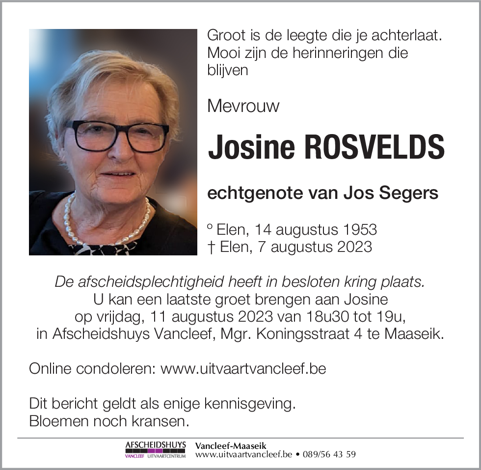 Josine Rosvelds