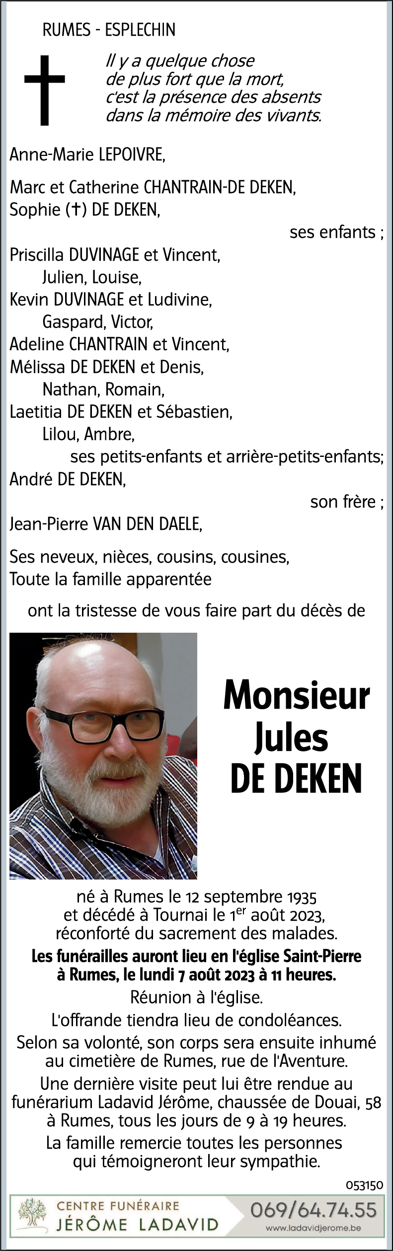 Jules DE DEKEN