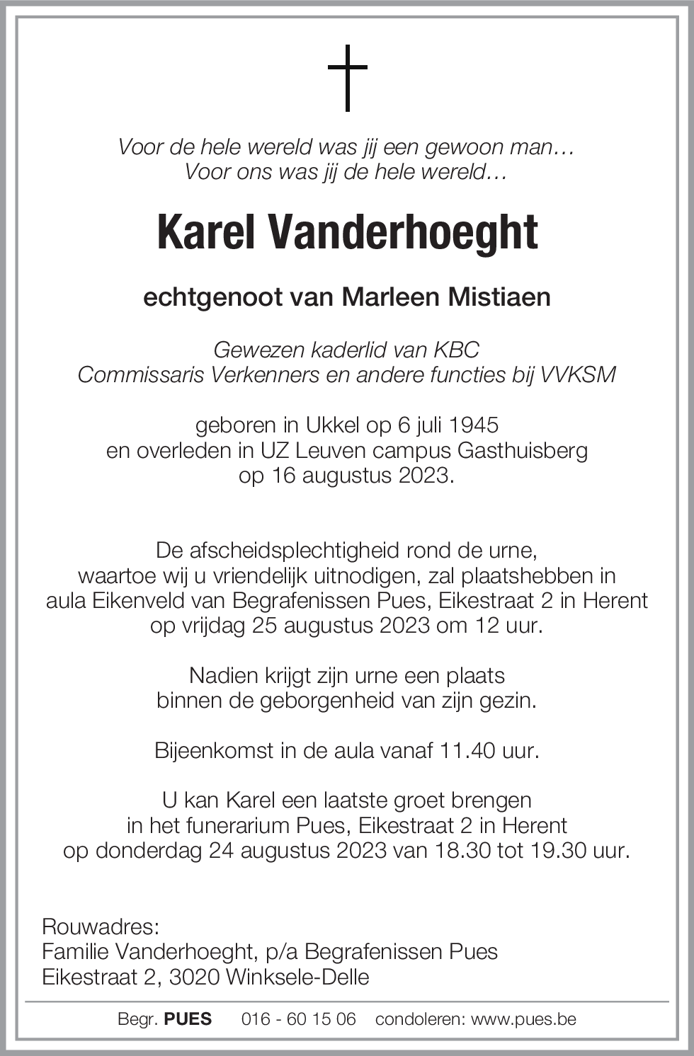 Karel Vanderhoeght