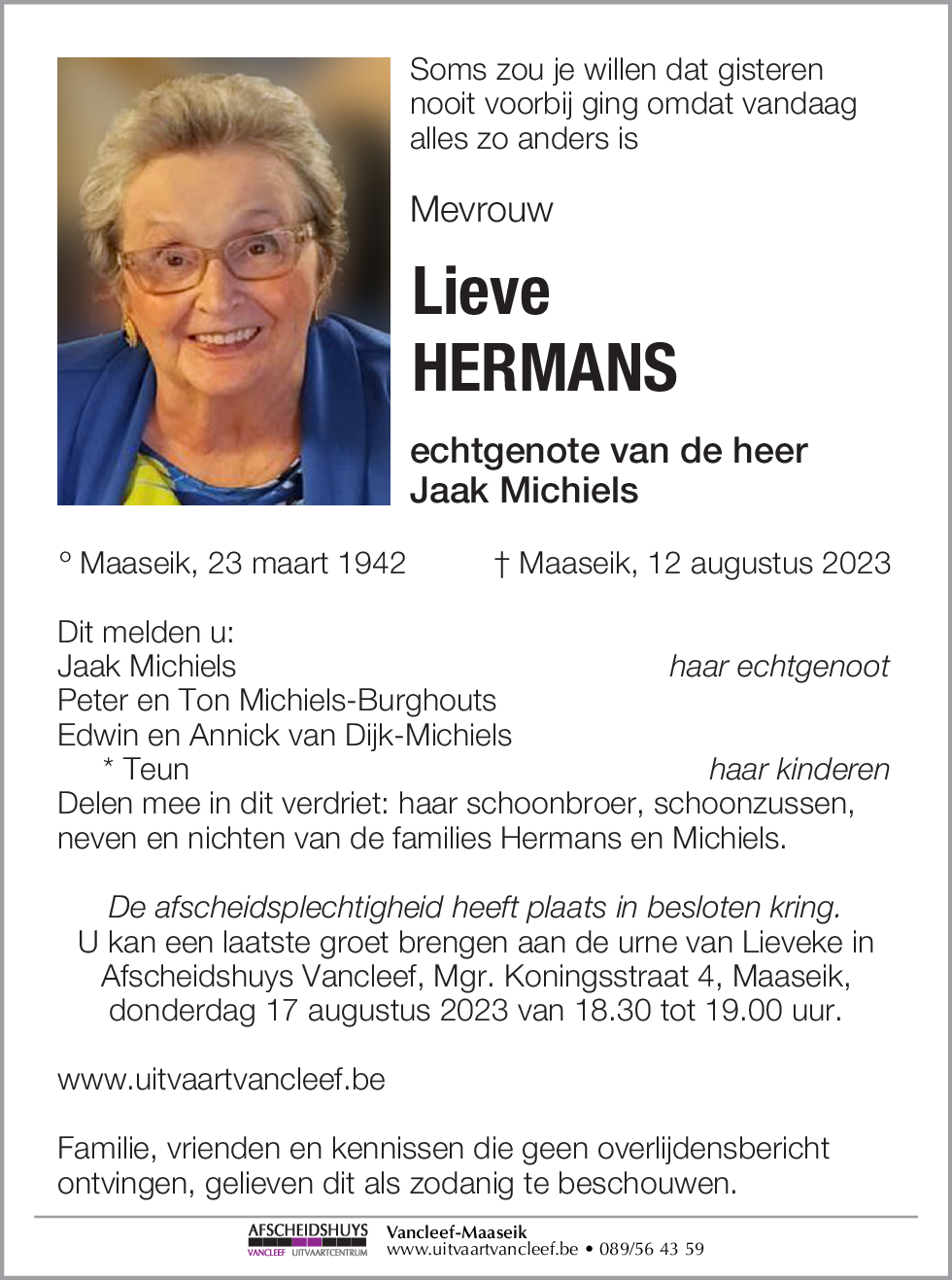 Lieve Hermans