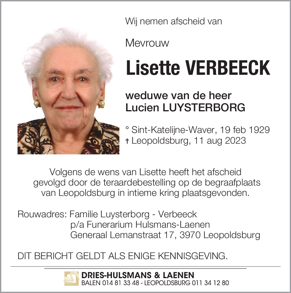 Lisette Verbeeck