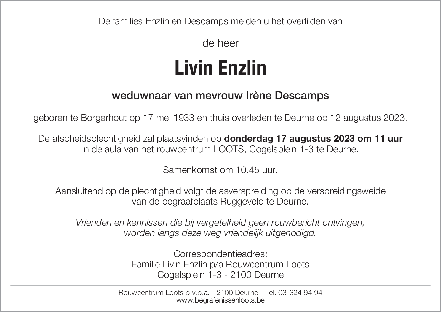 Livinus Enzlin