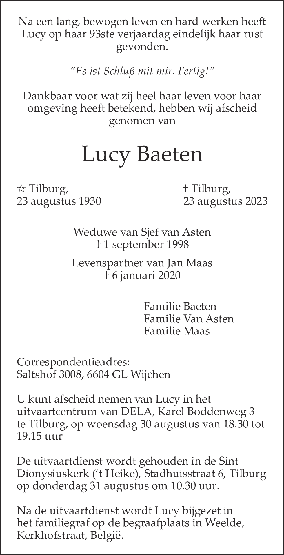 Lucy Baeten