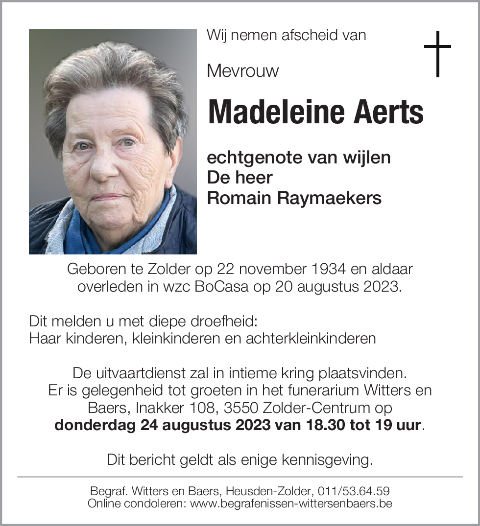 Madeleine Aerts
