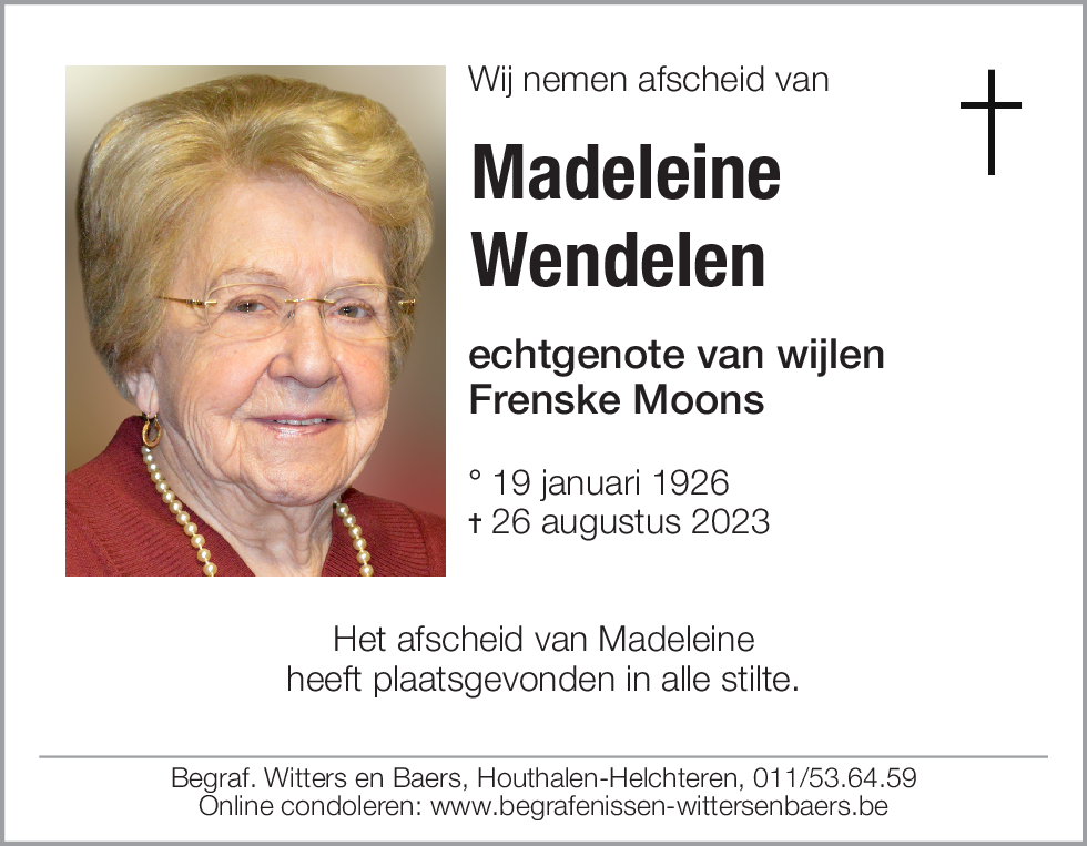 Madeleine Wendelen