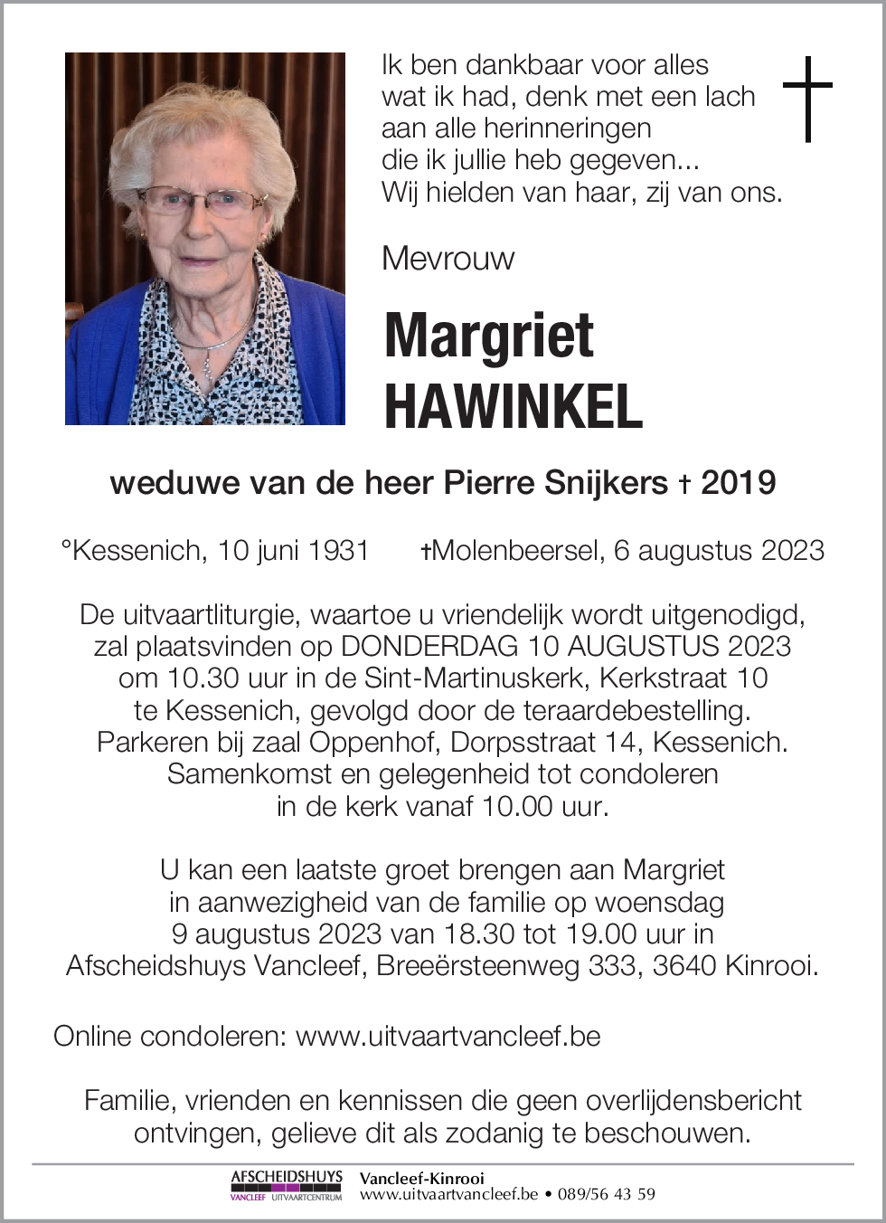 Margriet Hawinkel