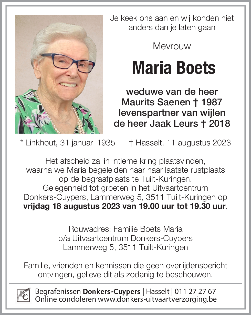 Maria Boets